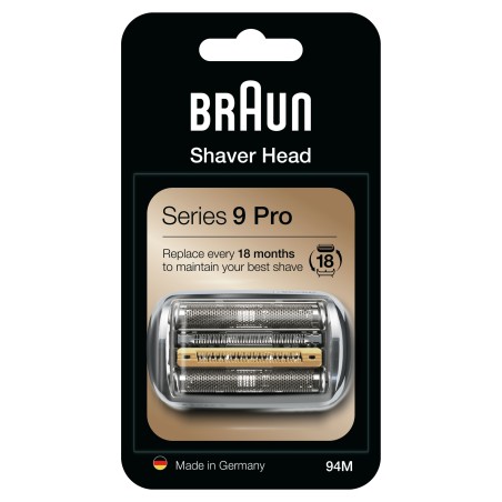 Braun Series 9 Pro 94M Barberhoved Guld Sølv